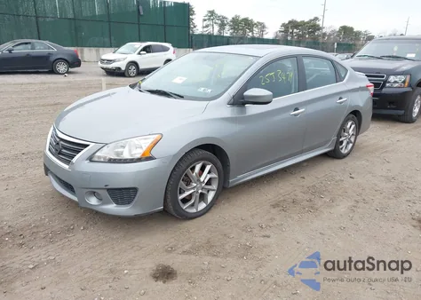 2013 Nissan Sentra Sr z USA, uszkodzony, nr VIN 3N1AB7AP0DL642135
